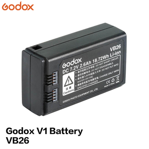 GODOX แฟลชแบตเตอรี่ V1 VB-26แบตเตอรี่ Li-ion VB26 7.2V 3000mAh สำหรับไฟแฟลชกล้อง V1 650ไฟกะพริบเต็มรูปแบบด้วยซีรีย์ - Product Image 4