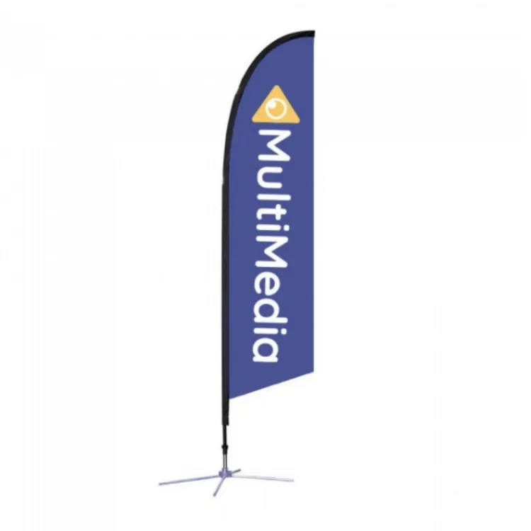 Bandiera volante all'aperto spiaggia flagpole vendita ora aperta autolavaggio stampato personalizzato piuma bandiera con base spike