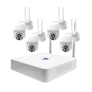 10.1インチ液晶キット4ch8チャンネル1080PWifi CCTV NVRキット4カメラ2mp自動追跡Ptzドームカメラキットワイヤレスセキュリティシステム - Product Image 2