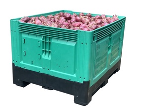 JOIN-caja de transporte para verduras, contenedor plegable de palés de plástico resistente de 1200x1000x810mm - Product Image 2