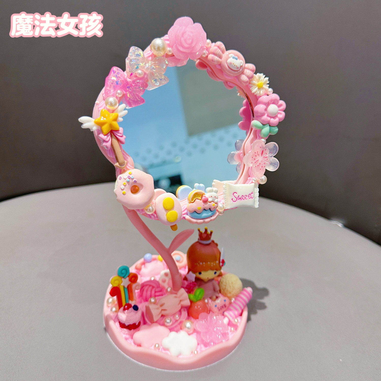 Kit de matériel miroir fille-fleur magique