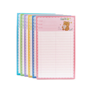 2024 Bloc de notas especial papelería precios al por mayor 30 hojas pequeño planificador cuadernos y Blocs de escritura conjunto de notas adhesivas - Product Image 1
