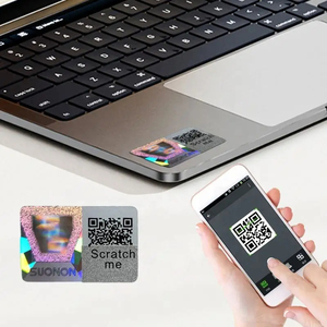 2025 nuevo fácil de usar garantía de seguridad a prueba de manipulaciones etiquetas vacías etiquetas de seguridad magnéticas antirrobo pegatina de código Qr - Product Image 1