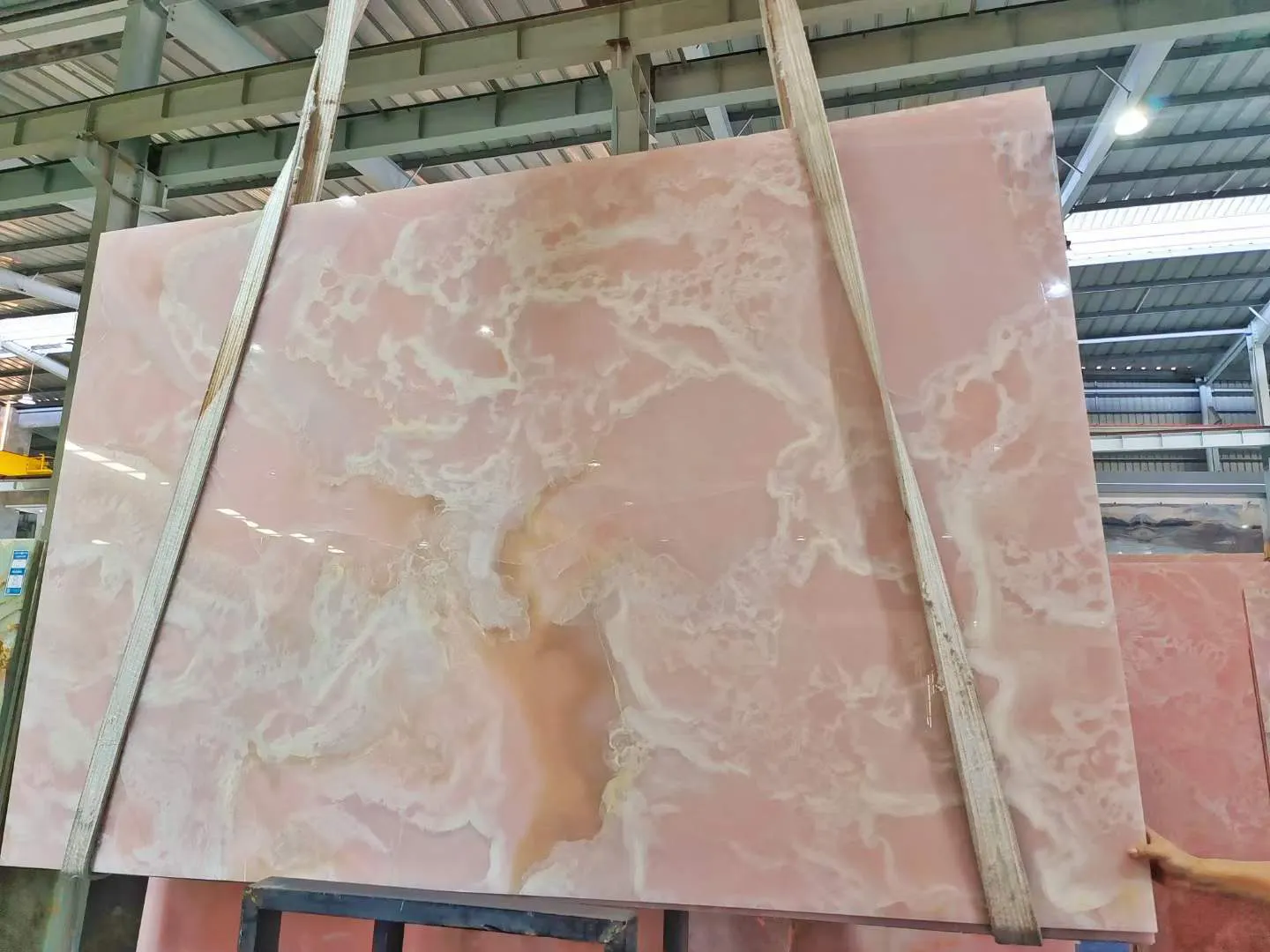 YD 스톤 럭셔리 핑크 오닉스 대리석 판타지 핑크 오닉스 가격 장식용 핑크 오닉스 바닥 타일 광택