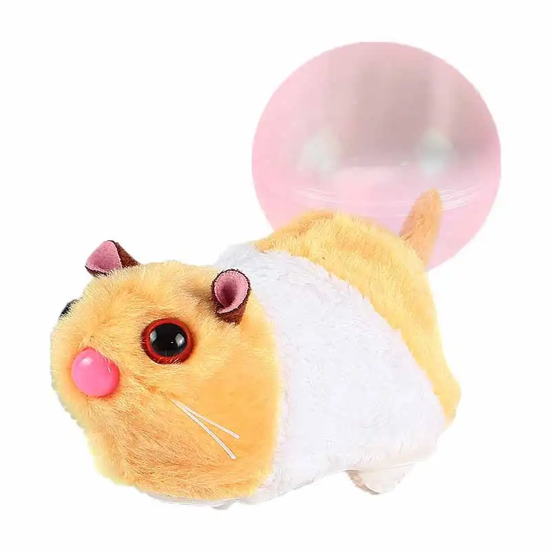 Populaire Kinderen Grappige Elektronische Hamster Speelgoed Rollen Happy Hamster Speelgoed Elektrische Pluche Hamster Bal Speelgoed
