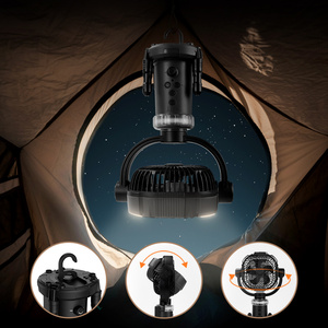 <strong>Remote</strong> Control Camping Fan with RGB Light Power Bank &amp; Auto Oscillation Telescopic Handle Three-Speed <strong>AU</strong> for Outdoor Use - Product Image 6