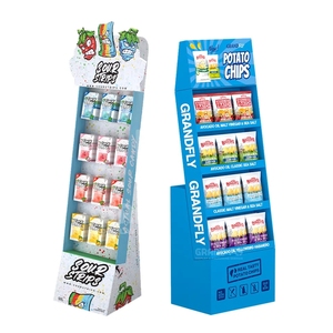 Siêu thị quảng cáo miễn phí có thể gập lại sàn Kệ hiển thị các tông kẹo carton sản phẩm Pop cửa hàng Kệ hiển thị giá đứng - Product Image 6