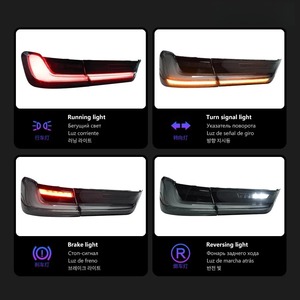 G20 G28 yükseltme <span class=keywords><strong>BMW</strong></span> 3 serisi M3 <span class=keywords><strong>325i</strong></span> 320i için stop lambaları 2019-2024 LED arka lambası arka sis fren dönüş sinyali Taillamp arka lambalar