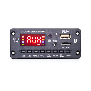 บอร์ดเครื่องขยายเสียงถอดรหัส MP3 2*25W พร้อม FM/tf/usa/aux สำหรับลำโพงรถยนต์ระบบบลูทูธมาเธอร์บอร์ดถอดรหัสเสียง - Product Image 3