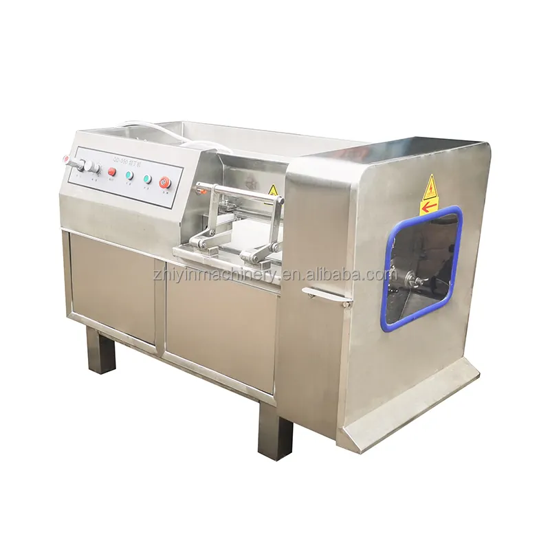 304 Aço Inoxidável Micro Frozen Meat Chicken Dicing Machine Fresh Meat Slicing And Shredding Machine Equipamento De Processamento De Carne