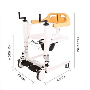 Çok fonksiyonlu hidrolik hasta Transfer asansörü tekerlekli sandalye başucu komodin sandalye - Product Image 6