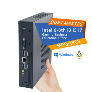 Linux/Win DDR4 MAX 32G Msata SSD I5 6300U I3 7100U I5 7300U I7 7500U I5 8350U I7 8550UフルオフィスビジネスミニPCコンピュータ - Product Image 1