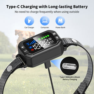 Tize Outdoor Anti Lost Pet IPX7 Wasserdichtes Camping GPS Drahtloses elektrisches GEO Zaun Schock Trainings halsband Hunde sicherungs system - Product Image 4