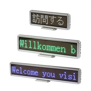 P4 Светодиодная панель для сообщений, USB, программируемый матричный знак, текстовая прокрутка, мини светодиодная электронная рекламная панель