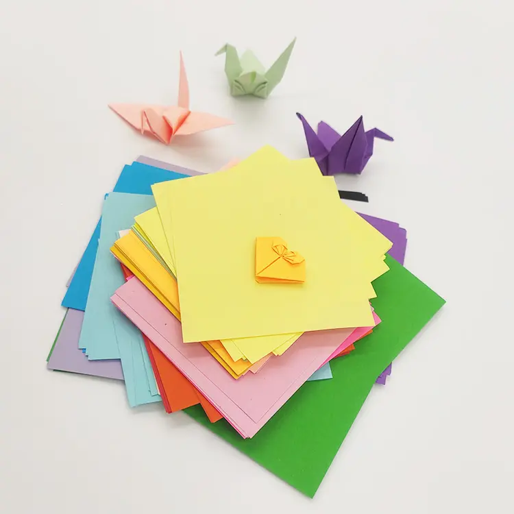 Papel artesanal popular tamaño A4 hoja de papel de color/cartón de color para niños