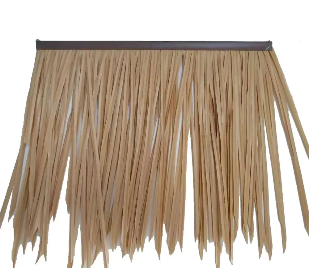 Easy install plastic straw house synthetic artificial thatched roof