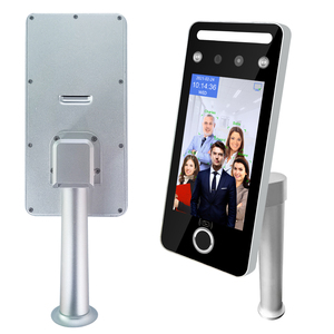 Asistencia de tiempo de reconocimiento facial AI con RFID y cámara, CPU rápida, NPU y API y SDK gratuito para una fácil integración