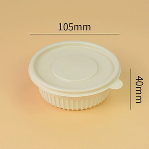 Custom Printed Biodegradable Fast Food Packaging Boxes Set Take Away Disposable Corn <strong>Starch</strong> Container <strong>Box</strong> - Product Image 4