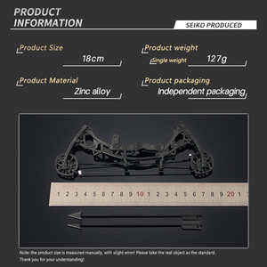 Nhỏ Cung Delta Lực Lượng Trò Chơi Mô Hình Kim Loại Thủ Công Bow Và Mũi Tên Đồ Chơi Kim Loại Thủ Công Cậu Bé Món Quà - Product Image 3