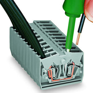 1.5/2.5 Square MM <strong>Spring</strong> Push in <strong>Terminal</strong> <strong>Block</strong> Side/Top Wire Insert Connection <strong>Terminal</strong> <strong>Block</strong> - Product Image 3