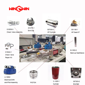 C-5155-1 Genuine <strong>Flow</strong> Parts - 55k 1/4&quot; 90 Degree Single Axis Swivel Assembly and Repair Kit <strong>Flow</strong> 60k Waterjet <strong>Cutting</strong> Machine - Product Image 6