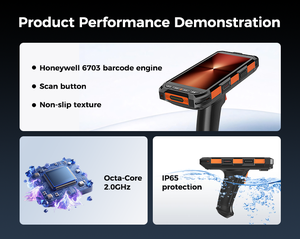 ポータブルハンドヘルドAndroid 13産業用PDA NFC C6100 1D/2Dバーコードスキャナー モバイルデータ端末 5.5インチスクリーン 4GB RAM/64GB - Product Image 3