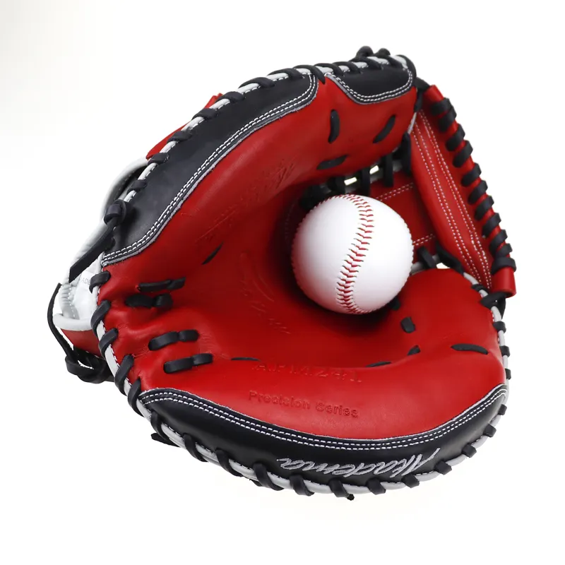 2024 fábrica nueva piel de vaca guantes de béisbol profesional Softball Catcher guantes béisbol Catchers Mitt guantes de béisbol