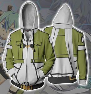 OEM ODM SWORD Art Online <span class=keywords><strong>SAO</strong></span> hoodie <span class=keywords><strong>Kirito</strong></span> kirigaya Kazuto เครื่องแต่งกายคอสเพลย์ผู้ชายผู้หญิงเสื้อกันหนาวพิมพ์ลาย3D แจ็คเก็ตแบบสวมมีซิป - Product Image 4