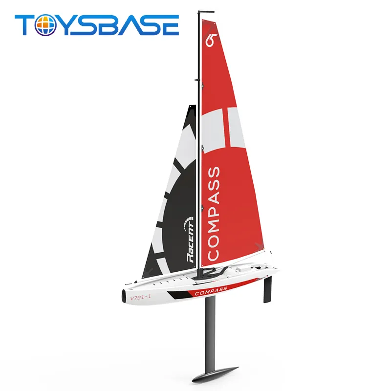 2.4ghz bússola 650 sailbarco rtr, brinquedo, rc, barco de vela