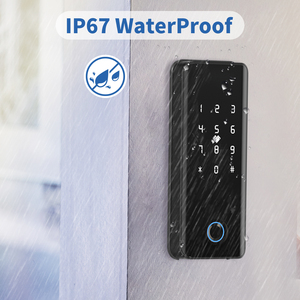 RFID-Kartenleser Tastatur code Zugangs kontrolle Wasserdichtes Glastür-Zeiter fassung system für 20000 Benutzer Nachtsicht funktion - Product Image 5