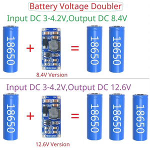 ND2A12MA 4.2V 8.4V 12.6V 1セルから2-3セルバッテリー電圧ダブラーDC-DCコンバータ3.3V 3.7V 4.2Vから5V 8.4V 12V 12.6Vブースター - Product Image 5