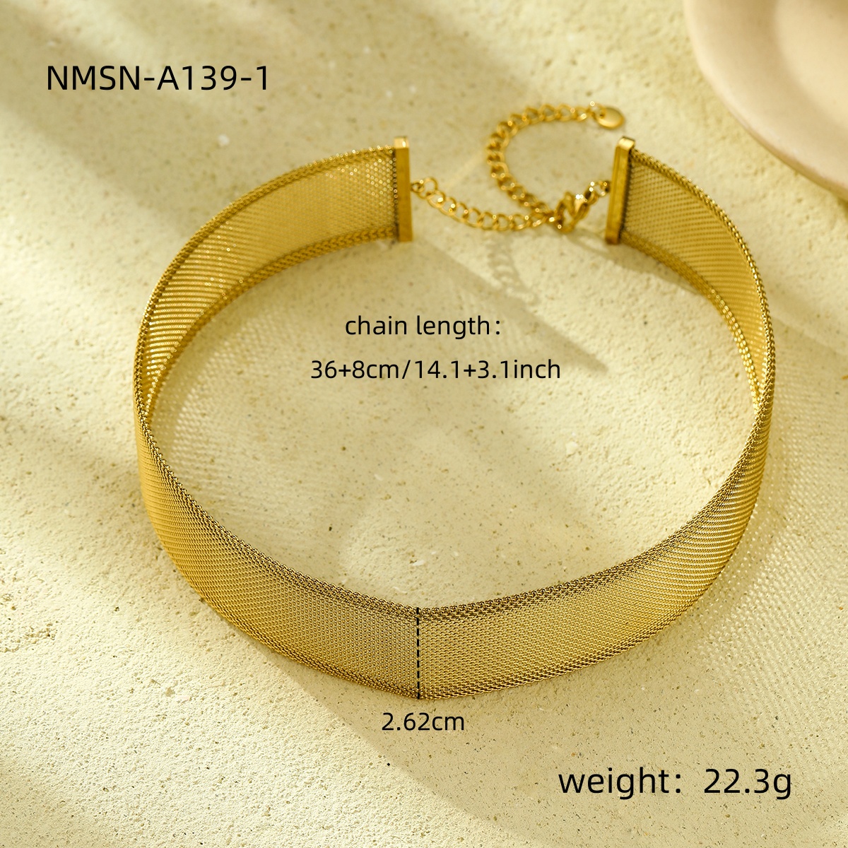 NMSN-A139-1 gold necklace