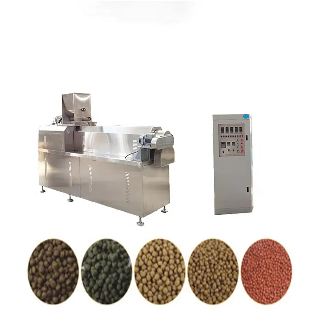 Machine de production d'aliments flottantes pour poissons, 200kg par heure, broyeur, aliments pour poissons de truite