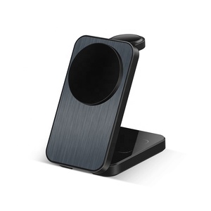 China <strong>Factory</strong> Price 3-in-1 Magnetic Foldable 15W Wireless Charging Station 10W <strong>Output</strong> Power OTP Protection for Multiple <strong>Devices</strong> - Product Image 1