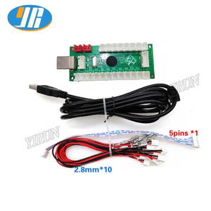 Оптовая продажа, джойстик Sanwa, Raspberry Pi Mame, игровой контроллер «DIY», аркадная консоль, кодировщик с нулевой задержкой, боксёрская плата, монета - Product Image 4