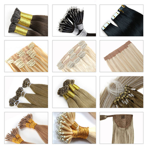 免费样品生未加工夹in天然人发延伸100克纬纱隐形无缝直发夹 - Product Image 3