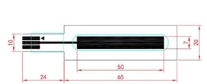 Taidacent 5/10/20cm <strong>Linear</strong> Position <strong>Sensor</strong> Thin film Trimmer Potentiometer <strong>Sensor</strong> Flex/Bend Inductive <strong>Linear</strong> Position Transducer