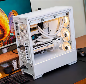 Caja de la computadora de juegos al por mayor caja de computadora de escritorio personalizada micro ATX caja de computadora de fabricación de aluminio - Product Image 4