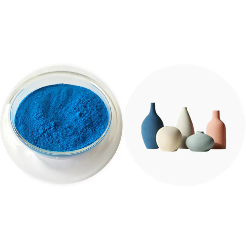 도자기 세라믹 유약 사기질을 위한 사기그릇 안료 산화철 파랑 886 색깔