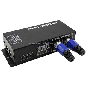 Factory Dmx 512 3 canales RGB 4 canales RGBW DC12V 24V DMX 512 Controlador con pantalla digital para luces de control Rgb Led Dmx - Product Image 4