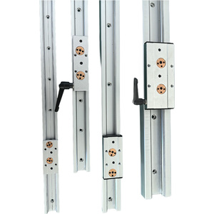 Rieles deslizantes de doble eje baratos de Venta caliente Rieles de aluminio silenciosos/lisos Perfiles de aluminio Sgr/Sgb con guías lineales - Product Image 2