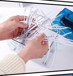 手動シュレッダーペーパーカッターマシン秘密の紙と領収書用のミニポータブルシュレッダー - Product Image 5