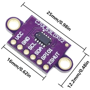 Hochwertiges GY-530 VL53L0X VL53L1X V2 Flugzeit-Laser-Entfernungs sensor modul - Product Image 4