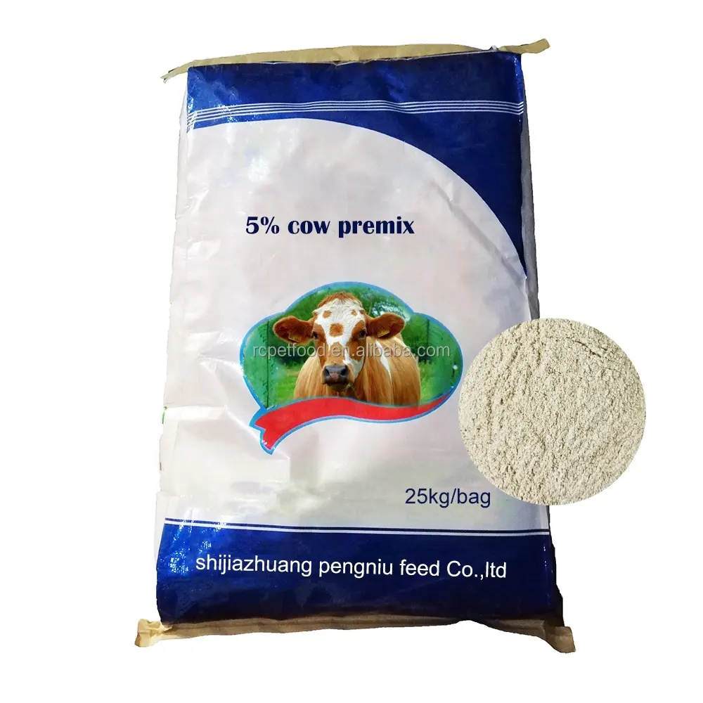 Vacas leiteiras do premix mineral da vitamina Impulsionador da vitamina para o crescimento na criação animal mais leite para aditivos do suplemento das vacas