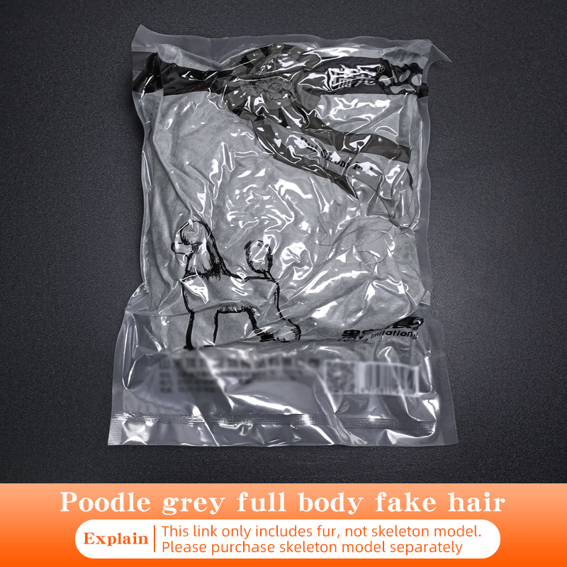 Grey Poodle Hair