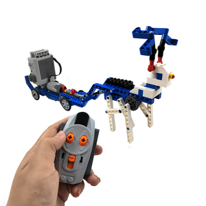 9686 RC APP <strong>Program</strong> Motor Wheel Christmas Sleigh Car Building Blocks Compatible Legoeds Wedo STEM Education Robotics Bricks Toys - Product Image 4