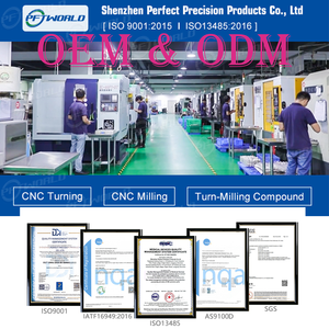 OEM精密部品ラピッドプロトタイプ製造CNC機械加工サービスカスタムスレッドと皿穴ファスナー部品 - Product Image 3