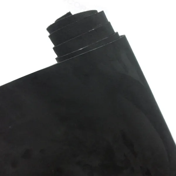Autocollant en tissu de velours de film de vinyle de suède de décalcomanie de décoration de bricolage adhésif/pour l'emballage de feuille d'Alcantaras
