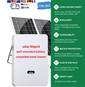 澳大利亚德国住宅全包存储使用5kw 10 kw电池电源离网混合动力家用太阳能系统 - Product Image 5