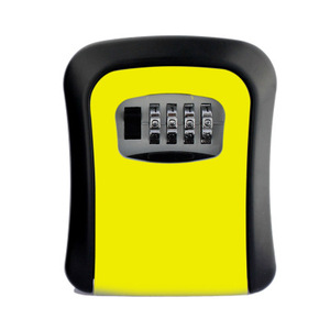 Cheapest Discount Full ABS Plastic Key Lock Box 4 Digits Combination Wall <strong>Mount</strong> Key Safe <strong>Hide</strong> Outside with Resettable Code - Product Image 5